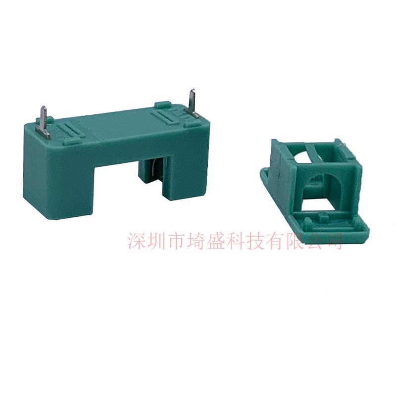 50PCS -1lot PCB mounting fuse holder 5X20 green holder PTF-7