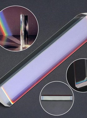 New Triangular Prism Optical Glass Triple Physics Refractor