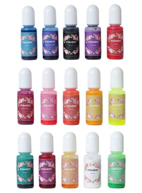 10 Pcs/set Handmade Epoxy Pigment DIY Crafts Tasteless Color