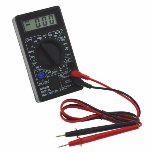Digital LCD Multimeter with Buzzer Voltage Ampere Meter Test