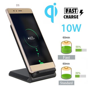 10W Qi Wireless Charger Holder 适用于 iPhone X XS 8 XR 适用