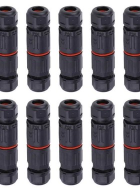 10pcs 300V 16A 3Pin Connector IP68 Waterproof Terminal Block