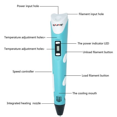 3D Pen 3D Printer Pen 3D Printing Drawing Pen With 100 Meter