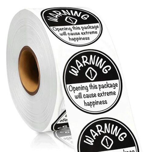 500pcs Adorable Warning Sricker Labels Extreme Happiness Lab