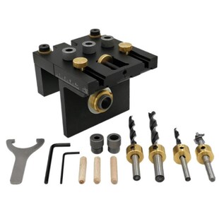 Doweling Jig Kit 3 in 1 Practical Positioning Clip Woodworki