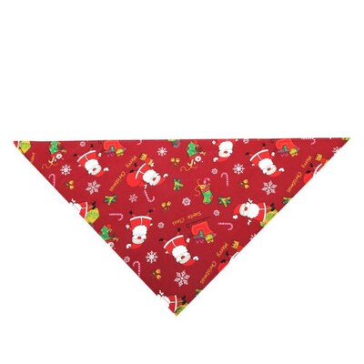 Pet Saliva Towel Cotton Pet Triangle Scarf Dog Scarf  Sca