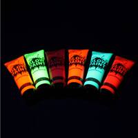 Glow in Dark Face Body Paint Makeup Party Carnival Costume C thumbnail 3