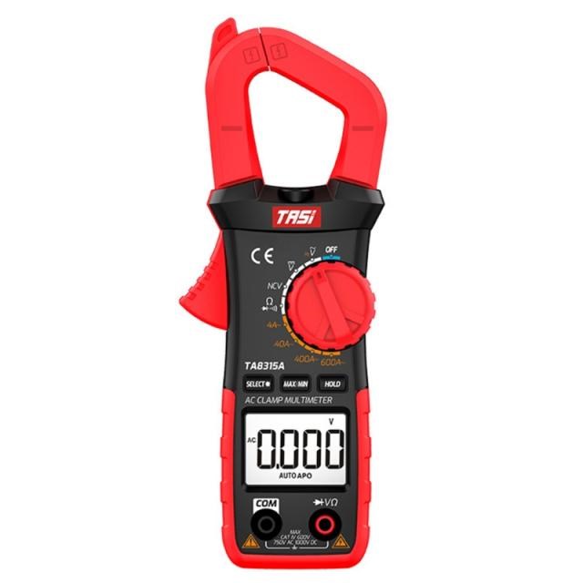 TA8315A AC 0-600A DC1000V AC750V Clamp Meter True Rms NCV Di