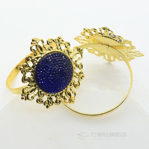 Special offer Resin Napkin Ring golden metal  For Table Kitc