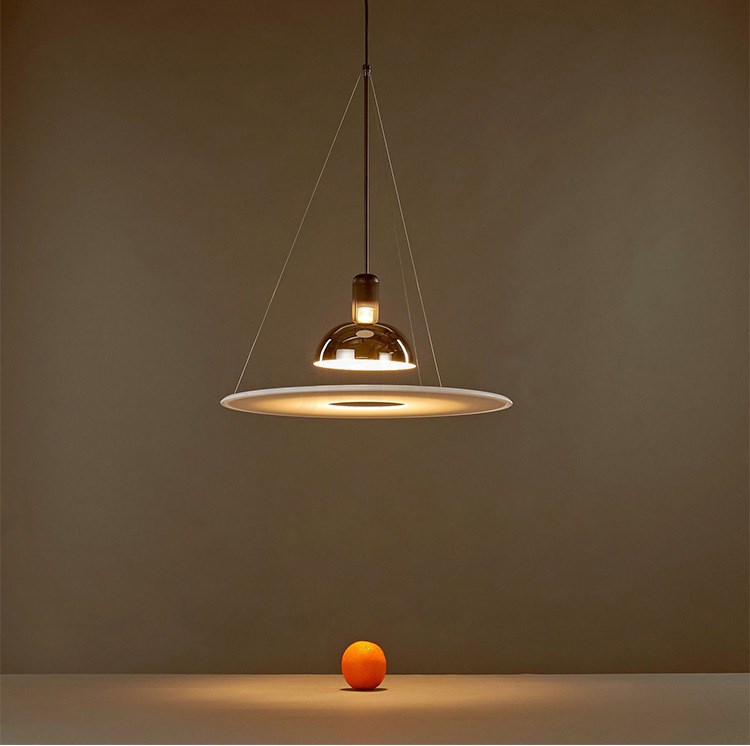 Flos frisbi designer lamps and lanterns restaurant study liv