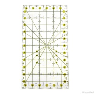 Quilting Ruler, Cut Acrylic Quilters' Ruler with Patented Do