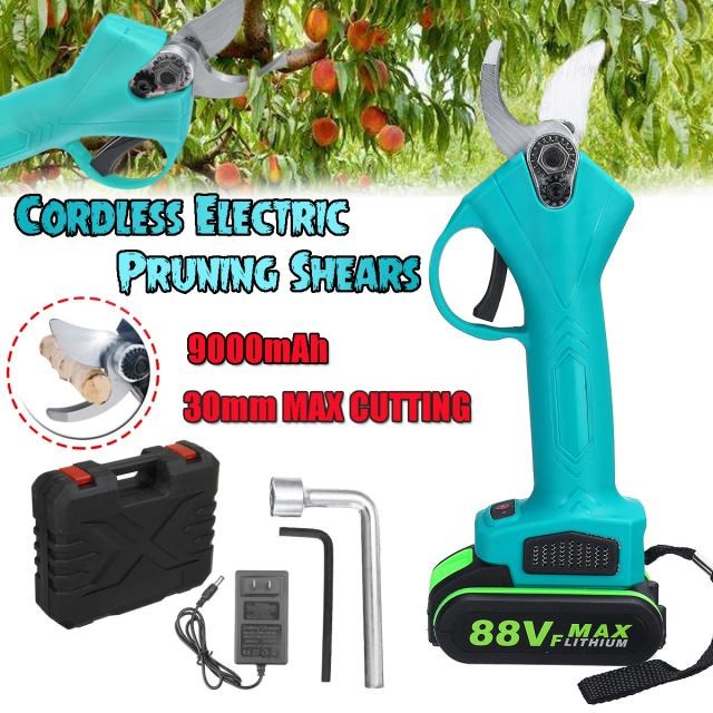 88V 500W Cordless Electric Pruning Scissors Rechargeable She