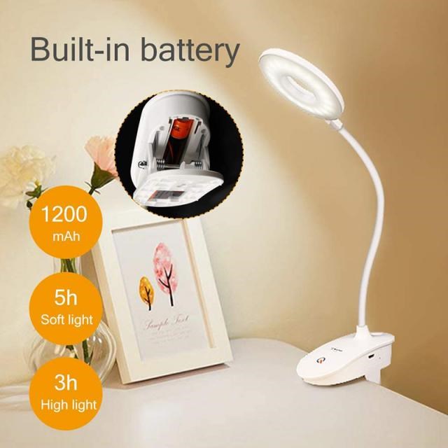 Adjustable LED Reading Desk Lamp 18 LED USB 1200ma Bedside T