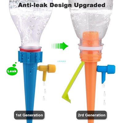 6Pcs/set Adjustable Stakes System Plant Self Watering Vacati