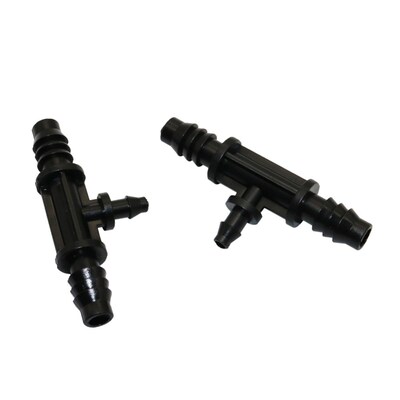 3/8 Inch to 1/4 Inch 3-way hose splitters Irrigation drip Te