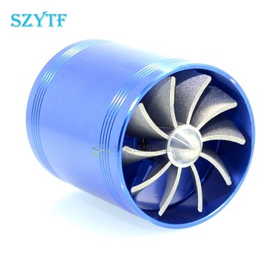 F1-Z Supercharger Turbo Air Intake Fuel Saver Fan w/ Double