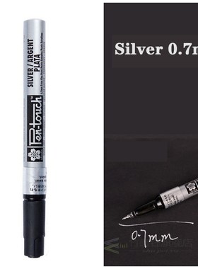 Permanent Metallic Marker Pens White Silver Gold Paint Pen