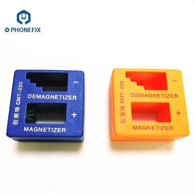 PHONEFIX New Orange Blue Magnetizer Demagnetizer Screwdriver