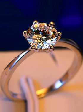 90% OFF Luxury Female Small Lab Diamond Ring Real 925 Sterli