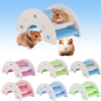 Small Pet Funny Cute Hamster Toys Ecological Wood Molar Toy