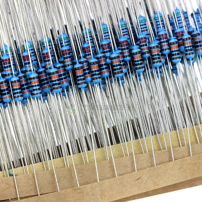 600pcs/set 30 Kinds 1/4W Resistance 1% Metal Film Resistor P