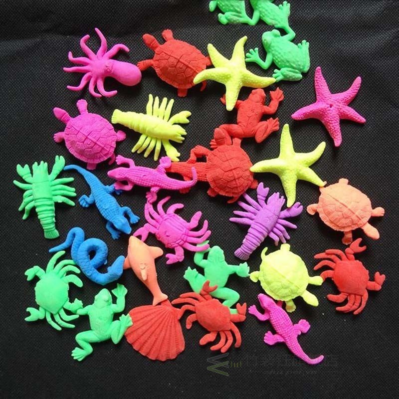 50pcs Ocean Animal Growing Marine Biology Sea Animals Toy So