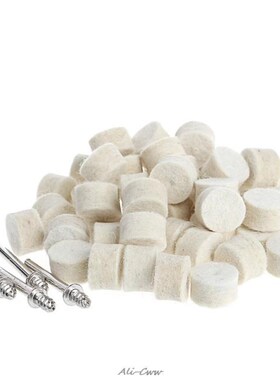 50Pcs 13mm Wool Felt Polishing Buffing Wheel Grinding Polish