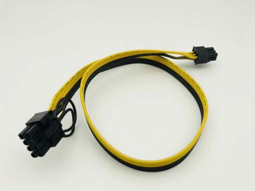 H1111Z PCIe 6pin to 8pin(6+2) Male to Male PCI-E Power Cable