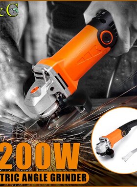 1200W Electric Angle Grinder w/ 6 Speeds Adjustable Cutting