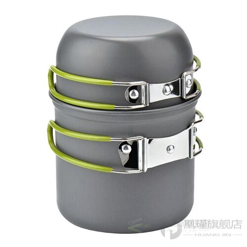 12pcs Outdoor Tableware Camping Hiking Picnic Teapot Pot Set