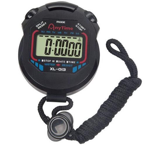 Digital Sports Running Counter Stopwatch Timer Waterproof Al