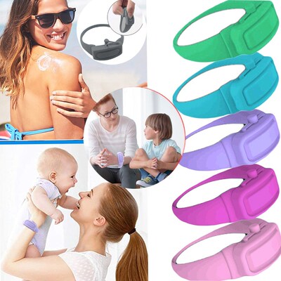 Silicone Wristband Hand Sanitizer Bracelet Disinfectant Repe