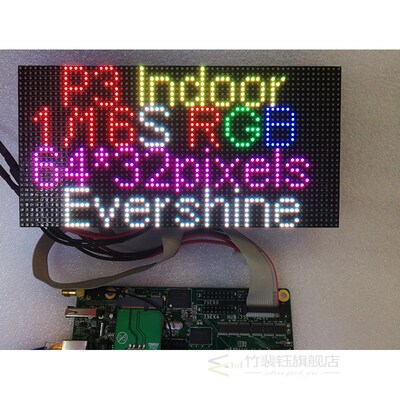 3mm Pitch P3 SMD2121 64x32Pixels RGB Full Color Indoor LED M