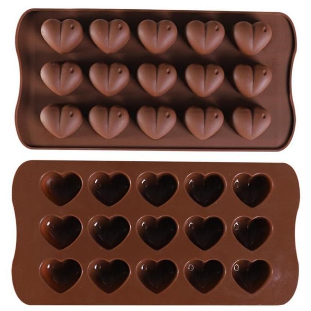 Non Stick Silicone Mold Love Heart Chocolate Cake Mold Bakin
