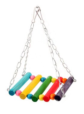 3Pcs Parrot Cage Toy Squirrel Hamster Squirrel Hammock Bird