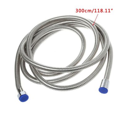 HNGCHOIGE 3m Stainless Steel Flexible Shower Hose Bathroom W