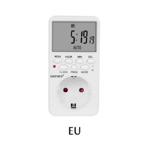 EU UK BR Plug Outlet Electronic Digital Timer Socket with Ti