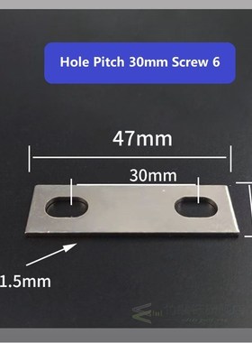 Screw 6 Battery Sheet Contacts  L47*W15*1.5mm Tabs Nickel-Pl