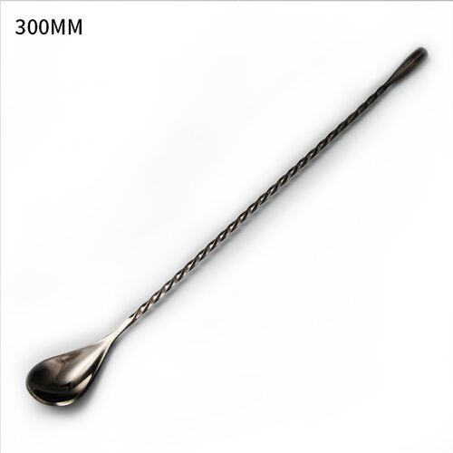 Mixing Spoon Stirrer Stainless Steel Cocktail Bar Spiral Pat