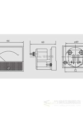Pointer AC voltmeter Class 2.5 85L1 AC 0-250V 150V 300V 450V
