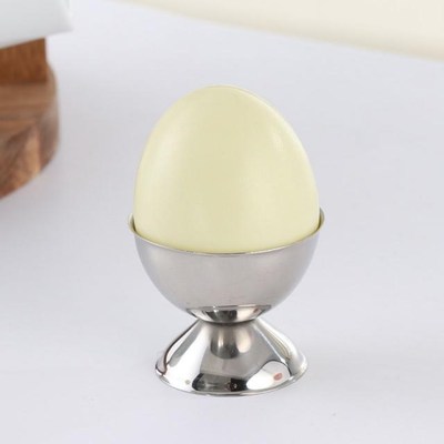 1pc Stainless Steel Soft Boiled Egg Cups Holder Tabletop Cup