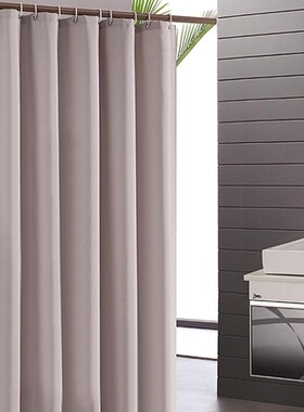 Waterproof Mildew Thickening Shower Curtain Solid Color Show