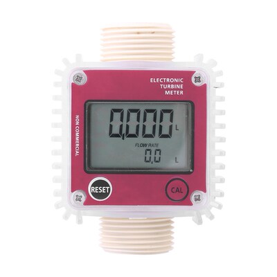 Turbine Digital Diesel Oil Fuel Flow Meter Gauge for Chemica