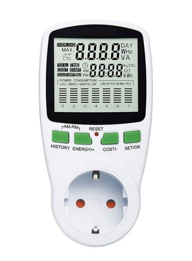 Power Analyzer Digital LCD Energy Meter Wattmeter Electricit