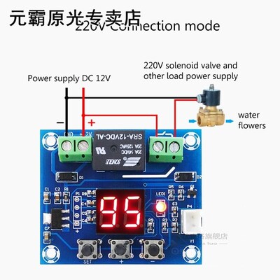 12V Soil Humidity Sensor Controller Irrigation System Automa