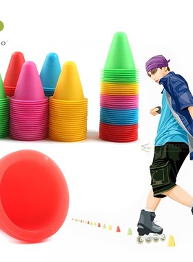 10 Pieces Agility Maker Cones for Slalom Roller Skating Trai