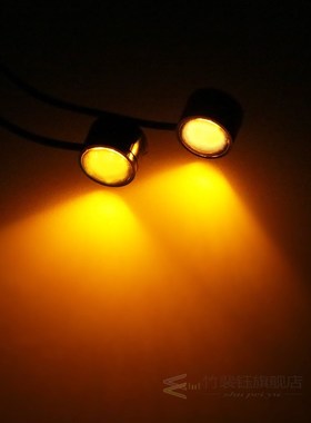 2pcs Motorcycle Led Strobe Lights Motor Strobe Flash Warning