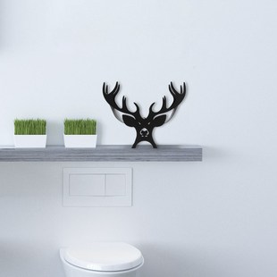Paper Shelf Household Roll Tissue Deer-Shaped Paper Holder B