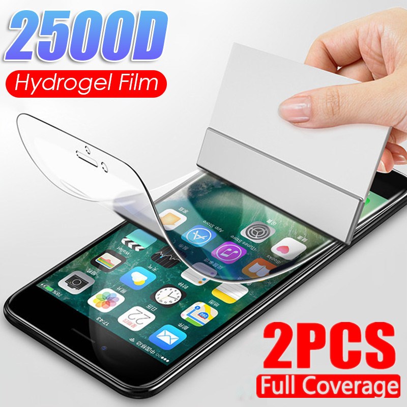 2Pcs 2500D Hydrogel Film Screen Protector For iPhone 7 8 Plu
