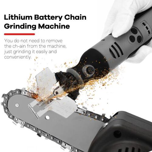 Rechargable Electric Chainsaw Sharpener Grinding Mini Chains